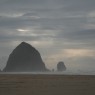 The Haystacks. Oregon's coast with the tide out.